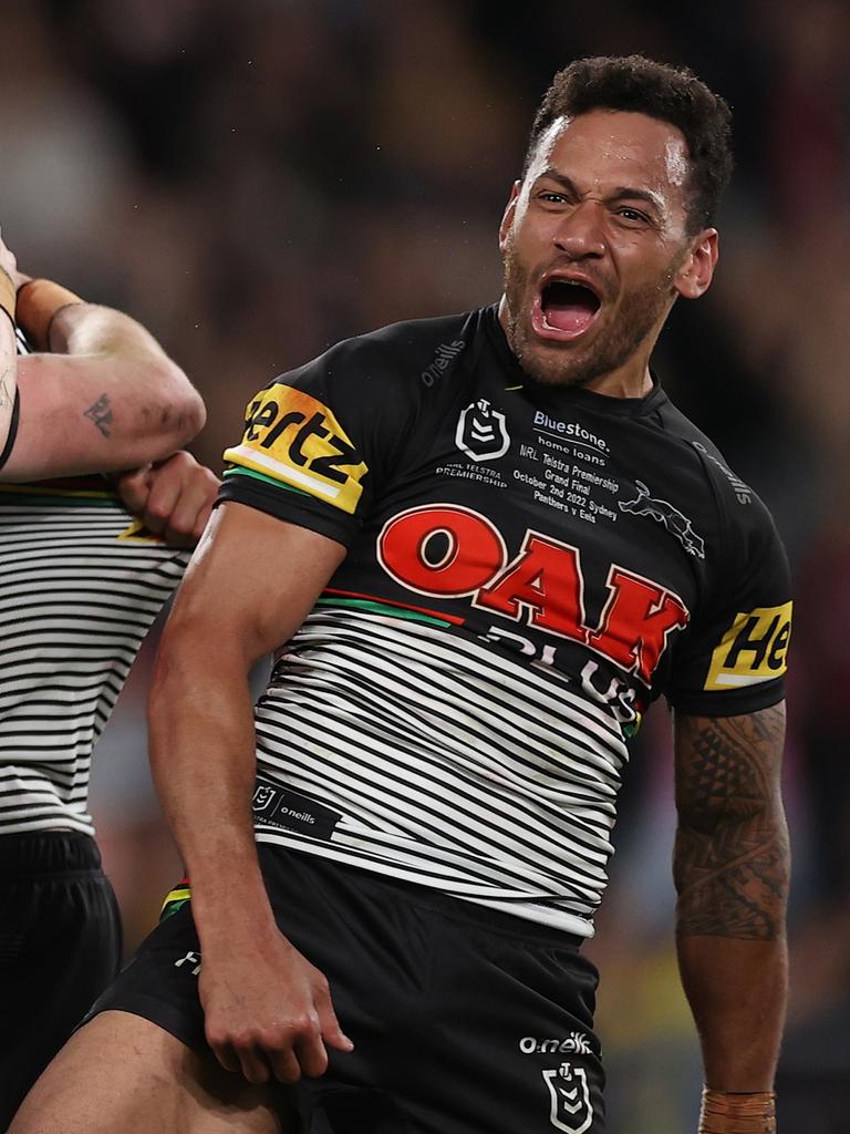 Apisai Koroisau of the Panthers. Photo by Mark Kolbe/Getty Images.