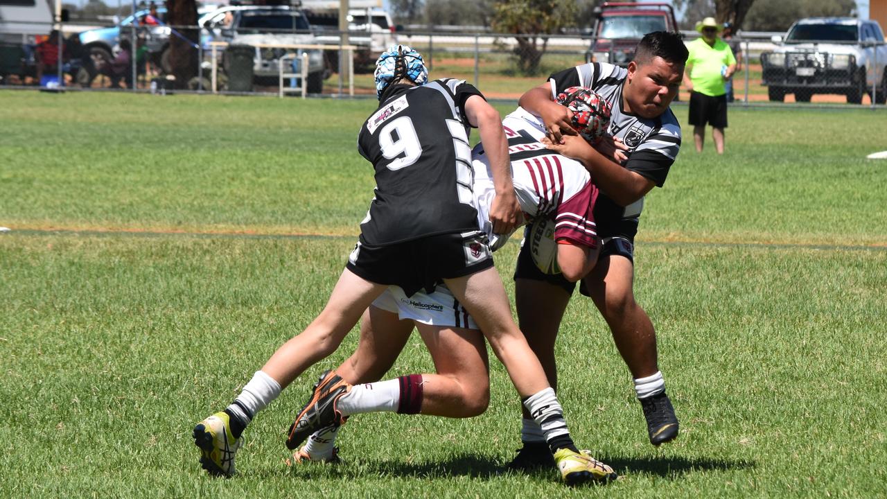 Mitchell Magpies v Wallumbilla-Surat Redbulls U16. Adrian Vowles Cup 2020.