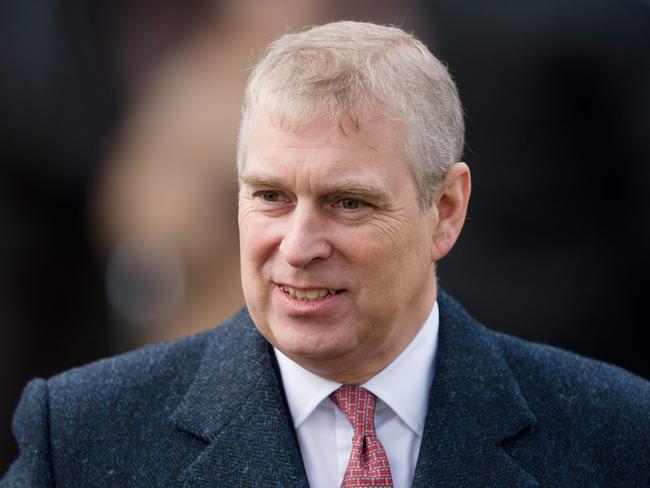 (FILES) In this file photo taken on December 25, 2012 Britain's Prince Andrew, Duke of York, leaves following the Royal family Christmas Day church service at St Mary Magdalene Church in Sandringham, Norfolk, in the east of England, on December 25, 2012. - Britain's Prince Andrew has said on August 18, 2019 he was "appalled" by allegations of sexual abuse surrounding Jeffrey Epstein after a video was released purporting to show him at the home of the convicted paedophile in 2010. (Photo by LEON NEAL / AFP)