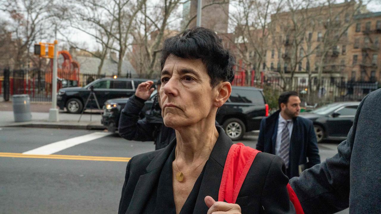 Barbara Fried, the mother of FTX founder Sam Bankman-Fried, arrives for his arraignment. (Photo by David Dee Delgado / Getty Images via AFP)