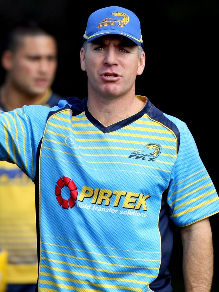 Michael Hagan in his days as Parramatta coach.