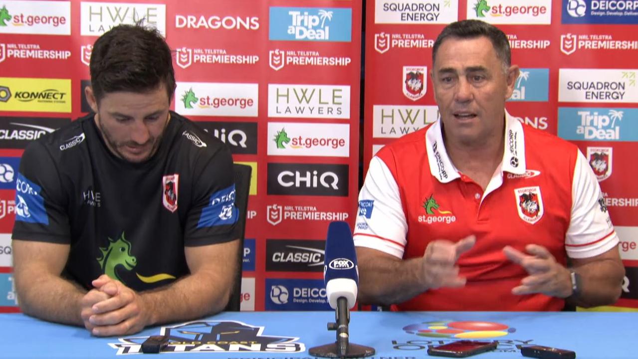 Conférence de presse de Shane Flanagan, St George Illawarra Dragons contre Gold Coast Titans, prédictions de cuillères en bois, prouvant que les critiques ont tort