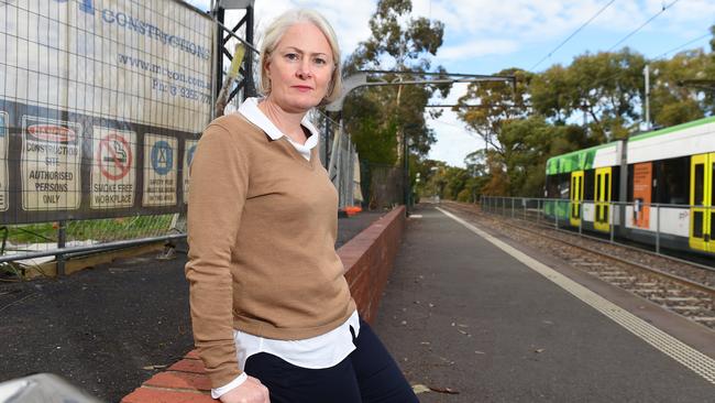 Kate Anstee says lease negotiations for the popular Mart 130 cafe at Middle Park Light Rail Station have stalled. Picture: Josie Hayden