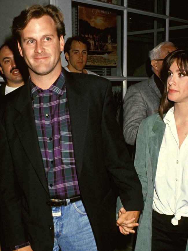 Full House star Dave Coulier and Morissette in 1993. (Picture: Getty Images)