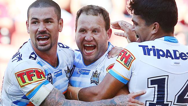 You can see how much it means to Tyrone Roberts. Image: Jono Searle/Getty Images