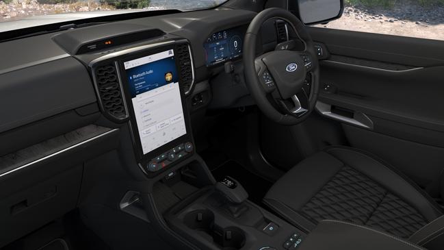 A large iPad like centre screen houses the infotainment menus. Picture: Supplied.