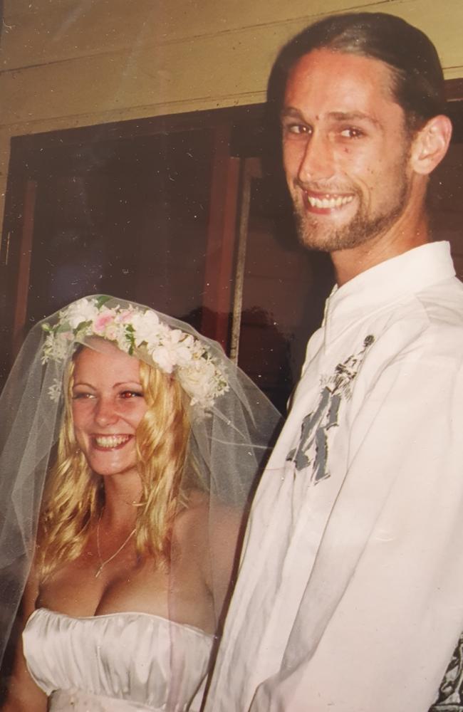 Lyndsey and Luke Argent on their wedding day.