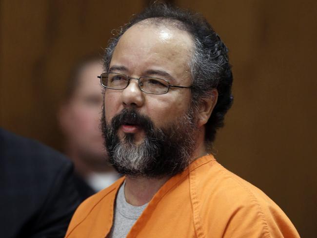 Ariel Castro makes a statement in the courtroom during his sentencing on August 1, 2013.