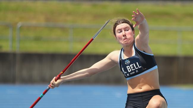 Karina Bell competing at last year’s NSW All Schools Championships.