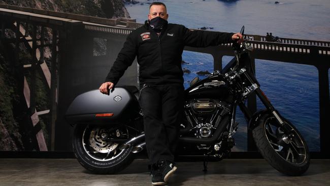 Jay Lawrence says Harley-Davidsons are flying out the door as bored consumers spin their wheels: ‘It’s been a boom of the likes I’ve never seen.’ Picture: Aaron Francis