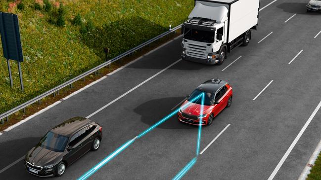 Lane keeping technology stops you from straying from your lane. Picture: Supplied.