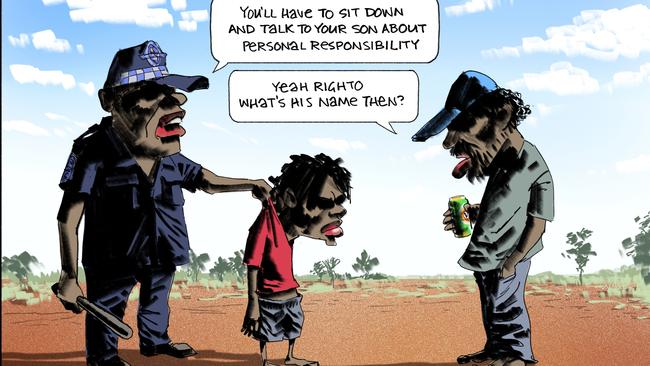 The cartoon, published on August 4 2016, that led to a complaint to the AHRC.