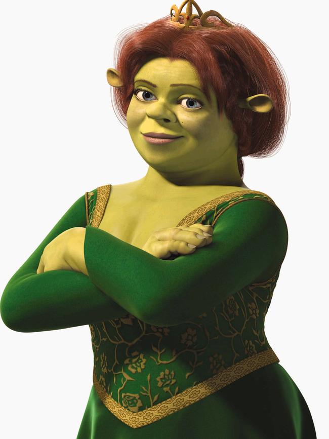 Princess Fiona in the Hollywood film.