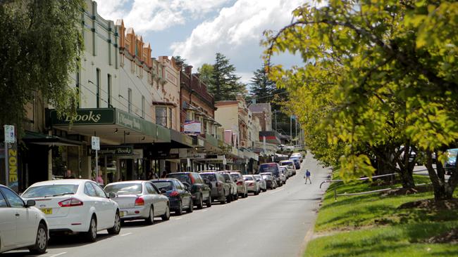 Leura’s picture-perfect main street. Picture: Hollie Adams