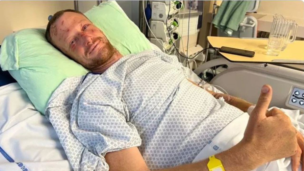 He is currently in the intensive care unit at Brisbane’s PA Hospital. Picture: GoFundMe