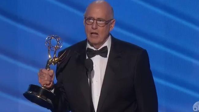 Tambor accepts his Emmy.