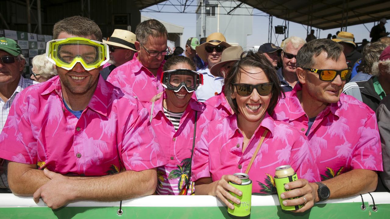 Goggles were a crucial accessory at the Birdsville Races this year Picture: Salty Dingo 2019