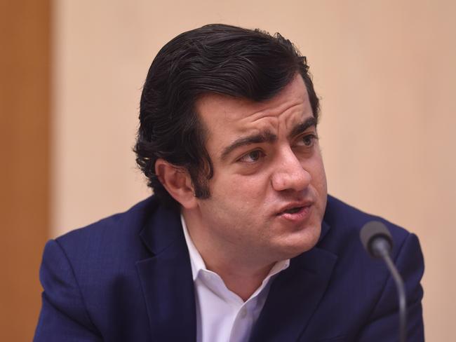 Senator Sam Dastyari recently laid into “white rich men” as “f ... ers”.