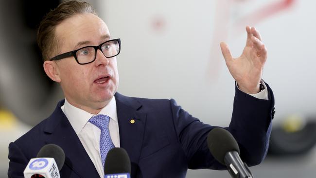 Qantas Group chief executive Alan Joyce. The airline insists it hasn’t adjusted its commission on international travel for 15 years.