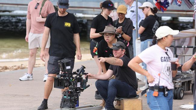 The Watsons Bay set of I Know What You Did Last Summer. Picture: Rohan Kelly.