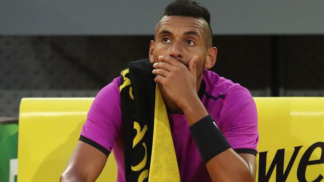 There are concerns whether Kyrgios will make it to France. (Photo by Julian Finney/Getty Images)