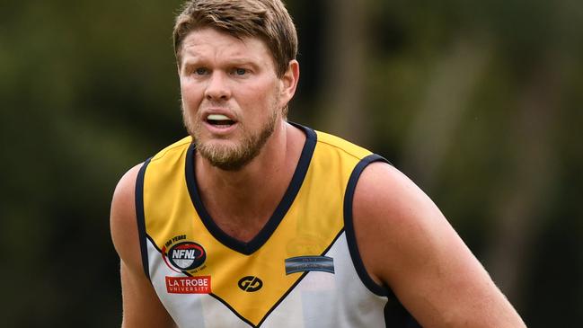 Hurstbridge's Michael Florance in action. Picture: Nathan McNeill