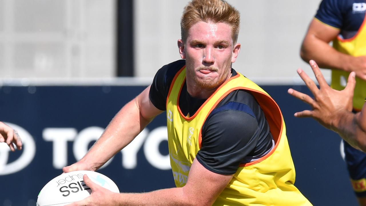 North Queensland Cowboys training at high performance centre. Tom Dearden. Picture: Evan Morgan