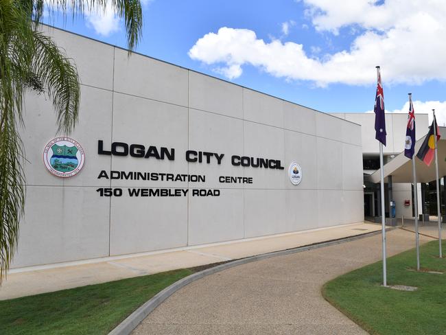 The Logan City Council Administration Centre is seen, Thursday, March 26, 2020. Queensland's local government elections are due to be held on Saturday despite the threat of the Coronavirus (COVID-19).  (AAP Image/Darren England) NO ARCHIVING