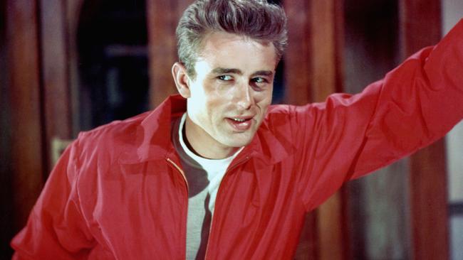 Forever young: James Dean poses for a Rebel Without A Cause photo, shortly before his death.