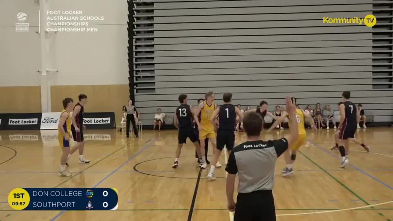 Replay: The Southport School v Don College (Champ Men Conso) - 2024 Basketball Australia Schools Championships Day 4