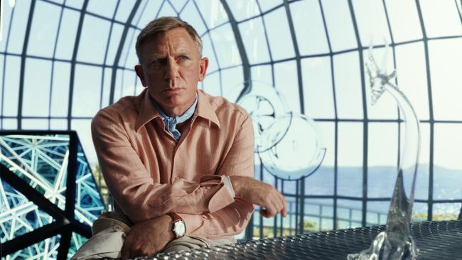 Daniel Craig as Detective Benoit Blanc in Glass Onion: A Knives Out Mystery. Picture: Netflix