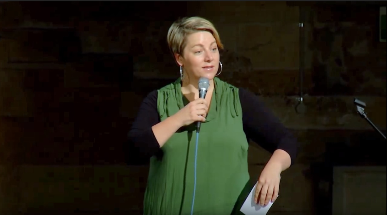 Nelly Thomas performing at No Offence in 2015. Picture: Youtube.