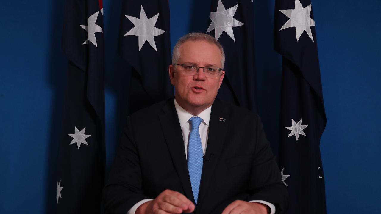 Scott Morrison has been locked in a stand-off with China over alleged war crimes in Afghanistan. Picture: Adam Taylor