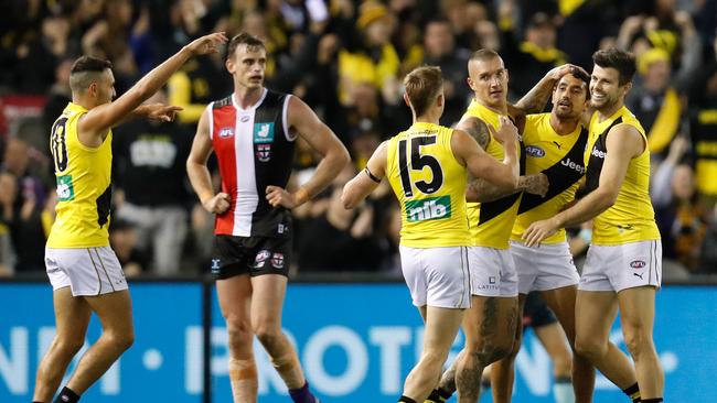 Richmond was at it’s frightful best on Thursday night. Picture: Michael Willson/AFL Photos