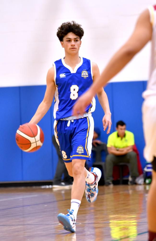 Nudgee College V BSH in Basketball Saturday August 20, 2022. Picture, John Gass