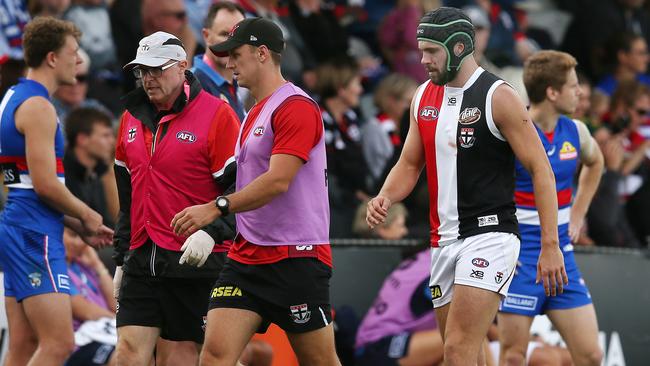 Paddy McCartin has suffered repeated head knocks. Picture: Michael Klein