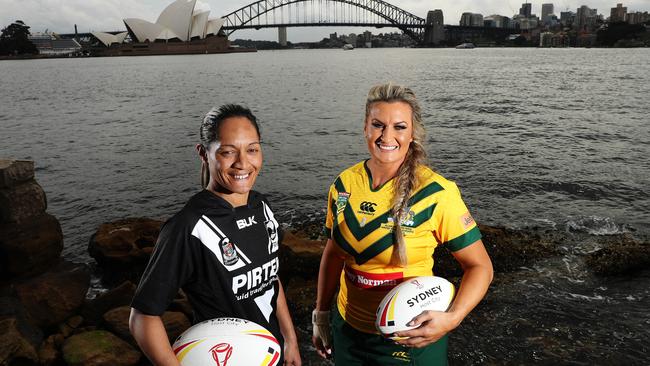 Kiwi Ferns' captain Sarina Fiso and Jillaroos captain Ruan Sims will clash in Sydney next year.