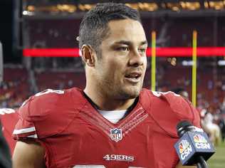 MANY TALENTS: Jarryd Hayne during his stint with the San Francisco 49ers. Picture: Tony Avelar