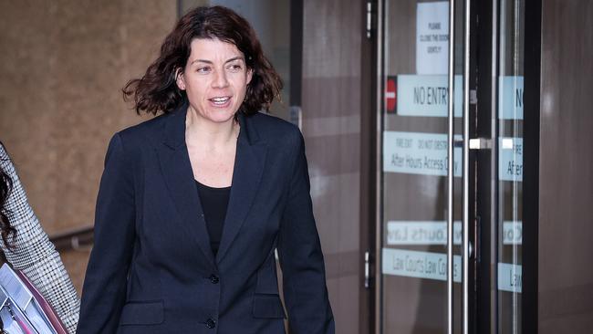 arrister Sue Chrysanthou arrives at the NSW Supreme Court. Picture: Getty