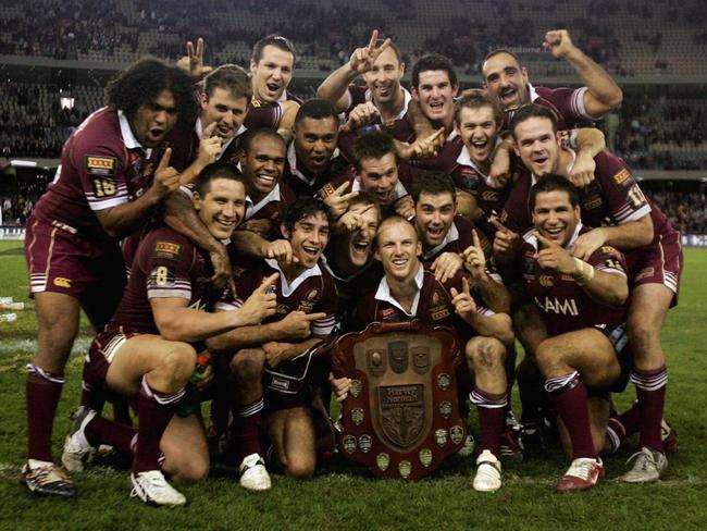 The Maroons dynasty of the mid-2000s to 2010s. Picture: Adam Pretty/Getty Images