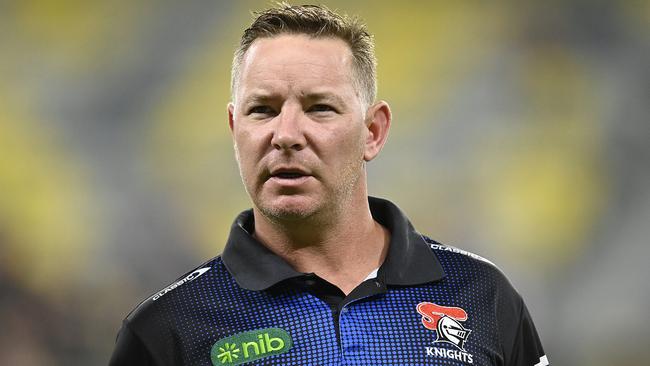 Newcastle coach Adam O'Brien. Picture: Ian Hitchcock/Getty