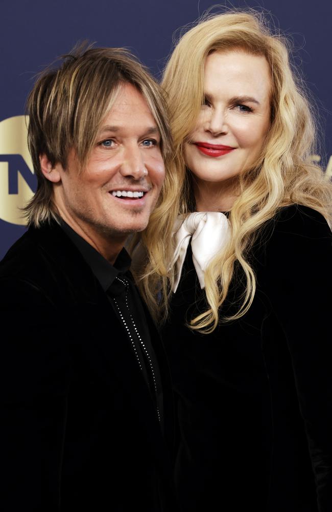 Keith Urban joined his wife, Best Actress nominee Nicole Kidman. Picture: Frazer Harrison/Getty Images