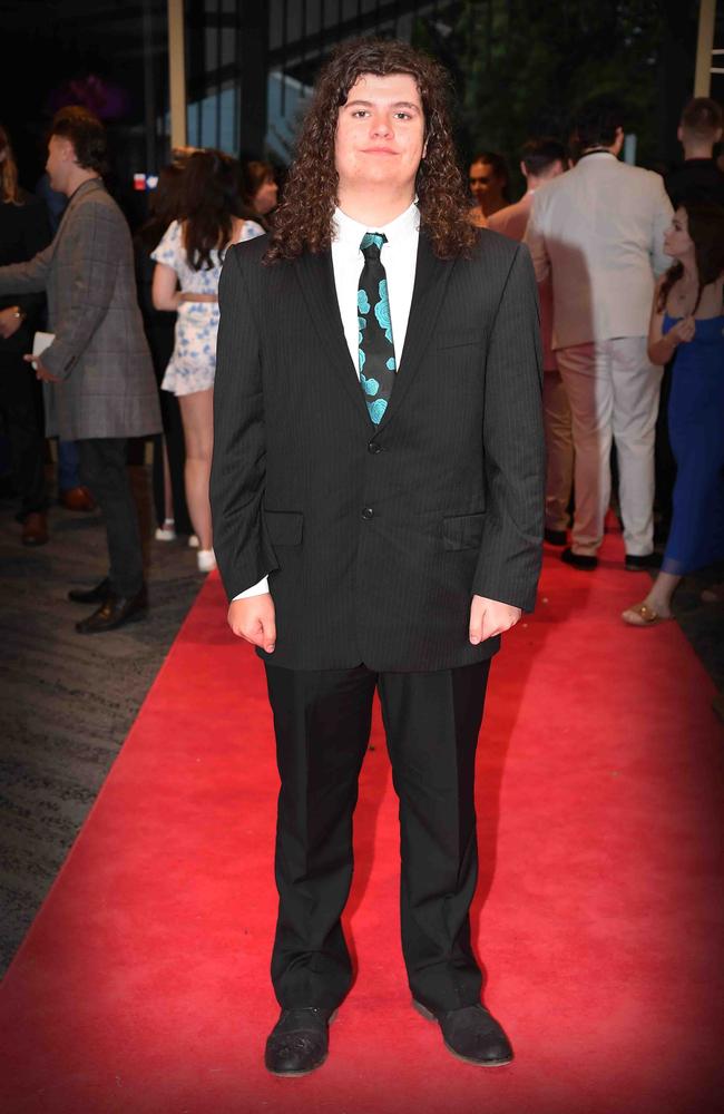 Samuel at Caloundra State High School formal. Picture: Patrick Woods.