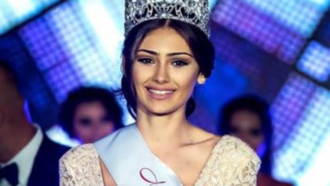 Najah Ghamrawi at the 2016 Miss Lebanon Emigrant Australia contest. Picture: Facebook/Rizzography