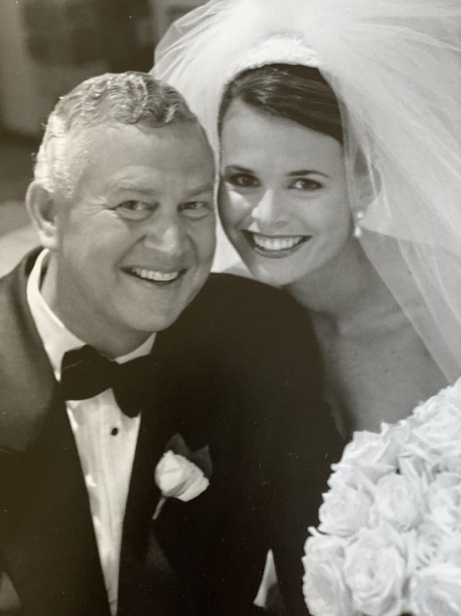 Jo Silvagni and her dad, Barrie Bailey.