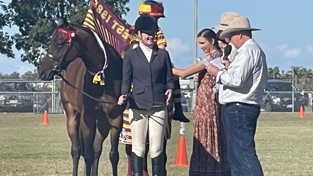 Amber Holt was named supreme champion rider of the show.