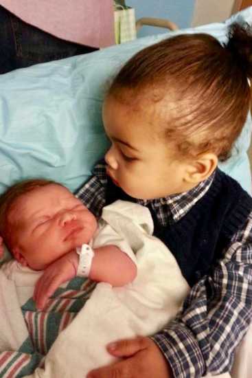 african american baby with red hair