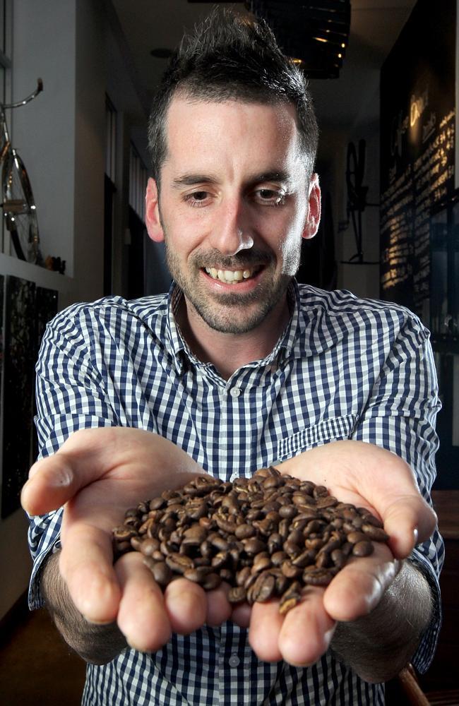  SA barista Josh Baker, who owns Coffee Branch in Adelaide.