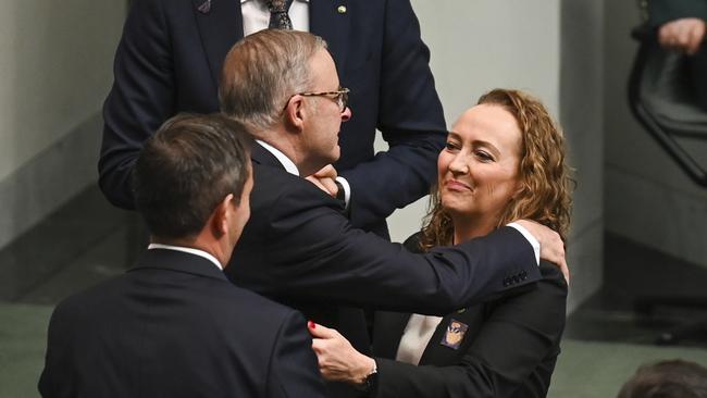 CANBERRA, AUSTRALIA - MAY 11: New member of the House of Representatives and Aston MP Mary Doyle gives her maiden speech at Parliament House in Canberra. Picture: NCA NewsWire / Martin Ollman