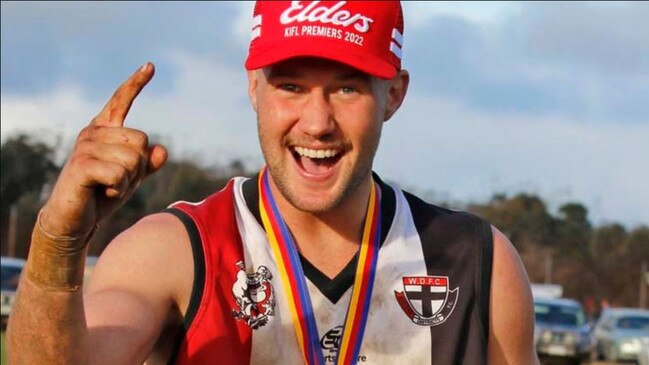 Western Districts superstar Lleyton Hedges. Picture: Kangaroo Island Football League